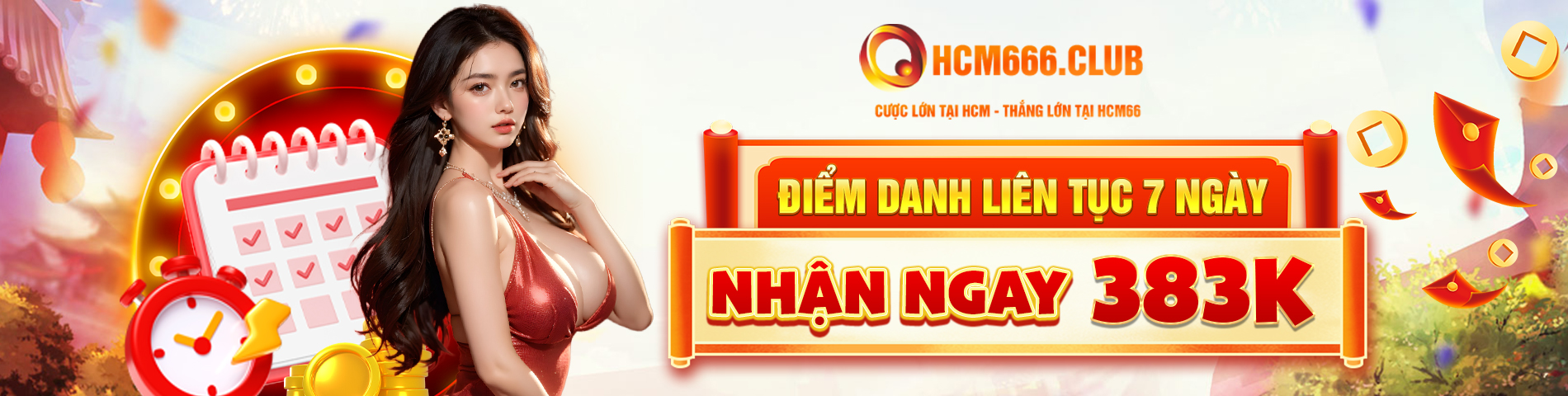 Điểm danh liên tục 7 ngày nhận ngay 383k hcm66